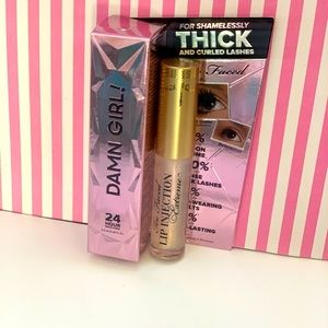 Too Faced Lip Injection & Damn Girl Mascara bundle